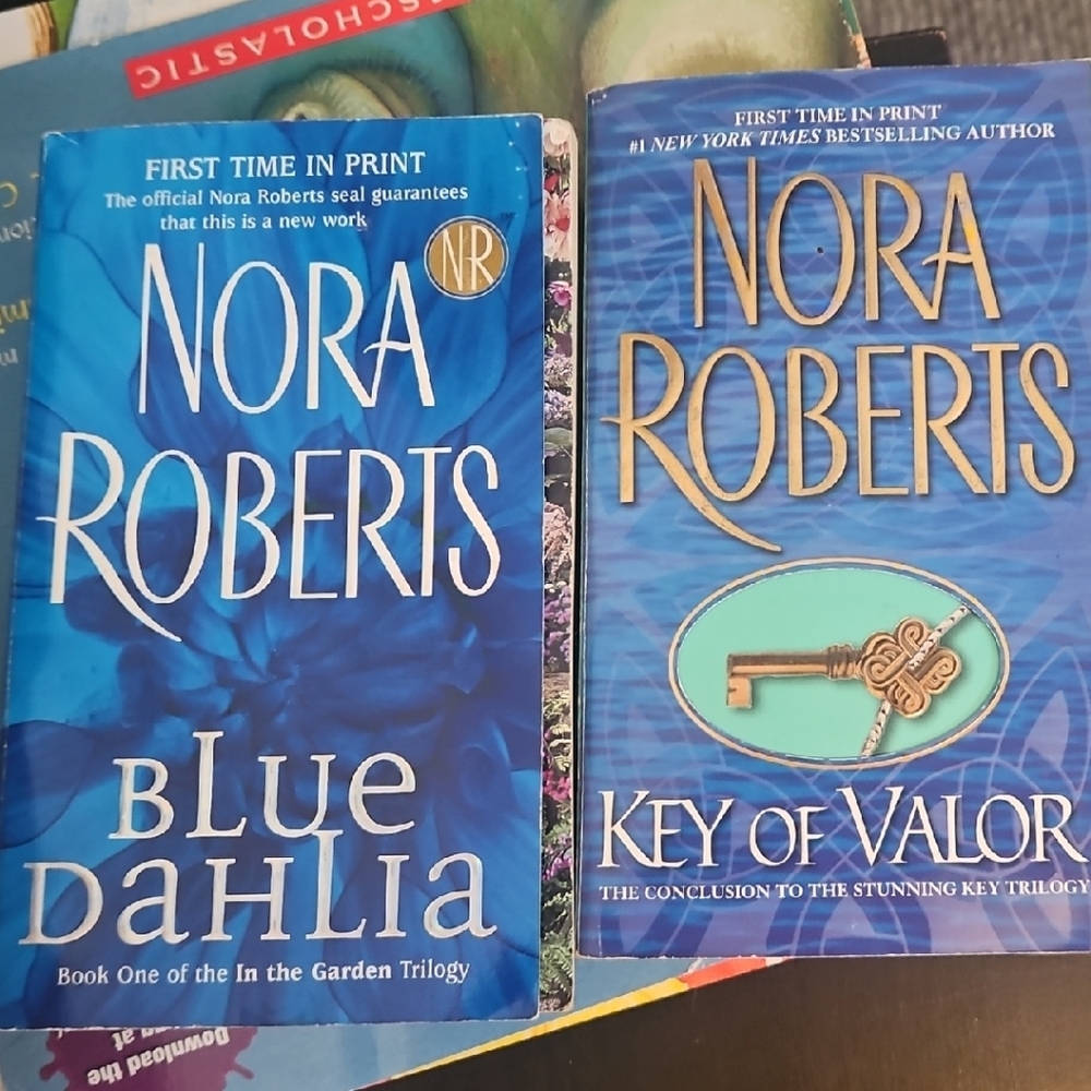 Nora Roberts Book Set - Blue and Purple Covers Buy 1 Book Listing, Get 1 Free